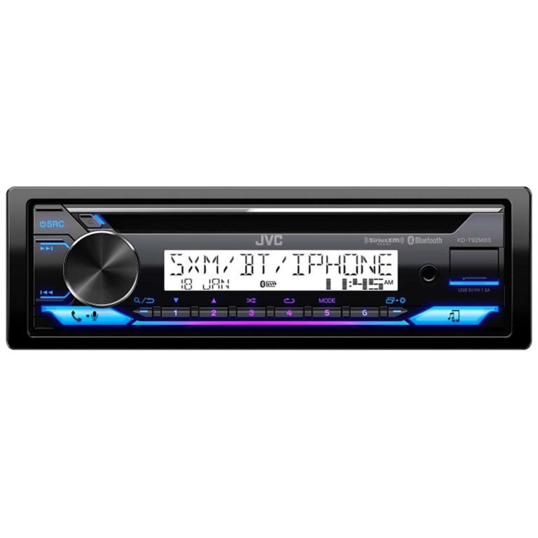 Thumbnail: JVC MARINE Single DIN Detachable Face CD/MP3 Receiver with Bluetooth & USB Input