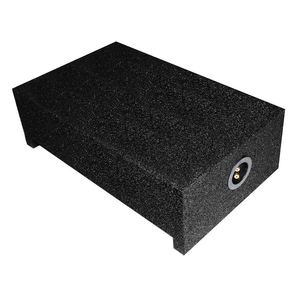 Thumbnail: QPower “QBOMB” Single 10″ Sealed Downfire or Behind Seat Empty Woofer Enclosure