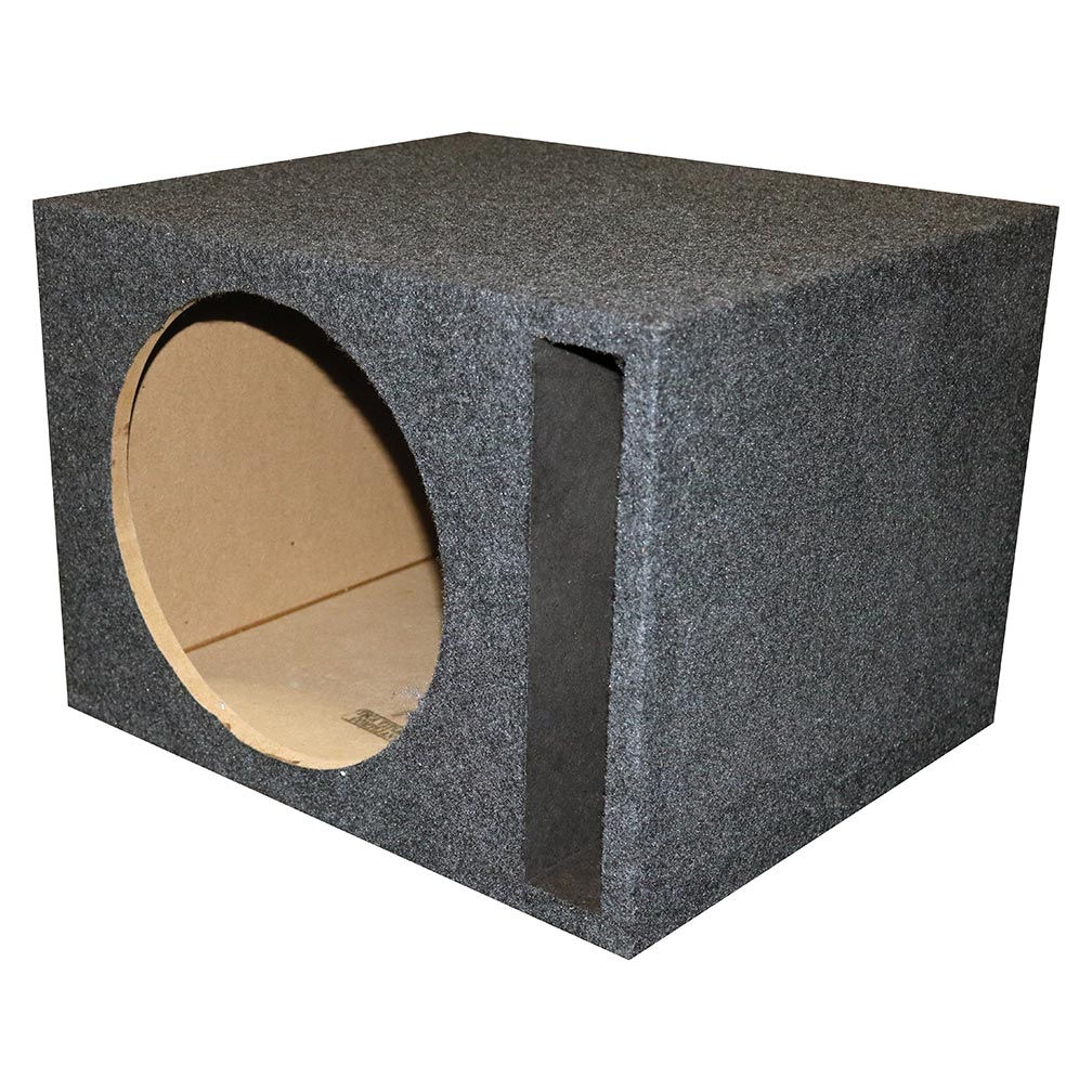 Single 12″ Slot-Ported Vented Empty Woofer Enclosure