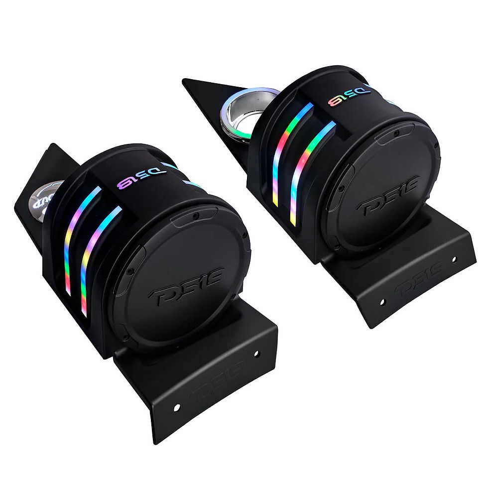 Thumbnail: DS18 Polaris Slingshot Headrest Empty (2 or 4) – 6.5″ Speaker Enclosure with Dig