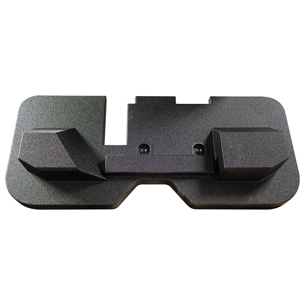 Thumbnail: QPower “QBOMB” Dodge Ram Quad Cab ’02-’18 Dual 12″ Vented Empty Woofer Enclosure