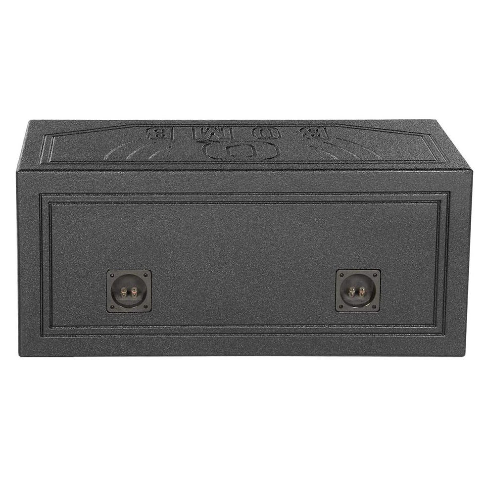 Thumbnail: QPower “QBOMB” Dual 10″ Slot Ported Empty Woofer Enclosure
