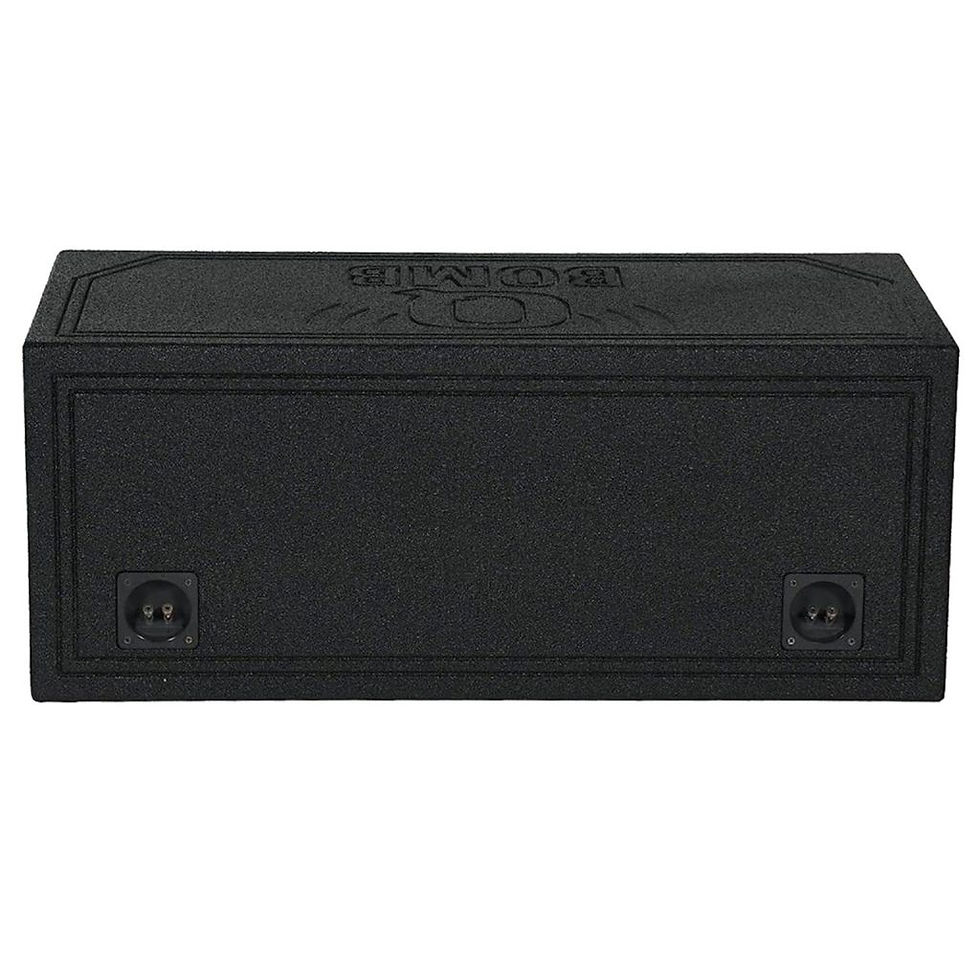 Thumbnail: QPower “QBOMB” Dual 10″ ‘Horn-Ported’ Empty Woofer Enclosure
