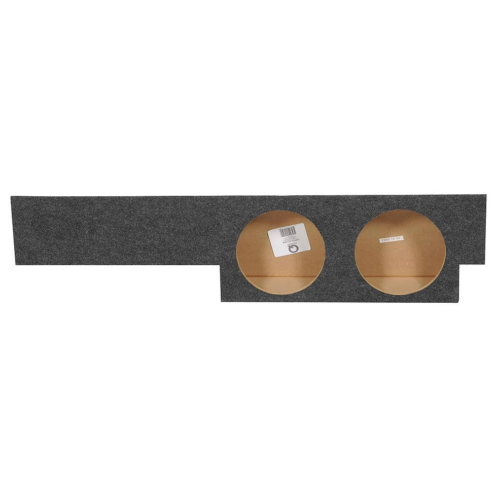 Thumbnail: QPower Ford F-150 Super Crew ’00-’03 Dual 10″ Empty Woofer Enclosure