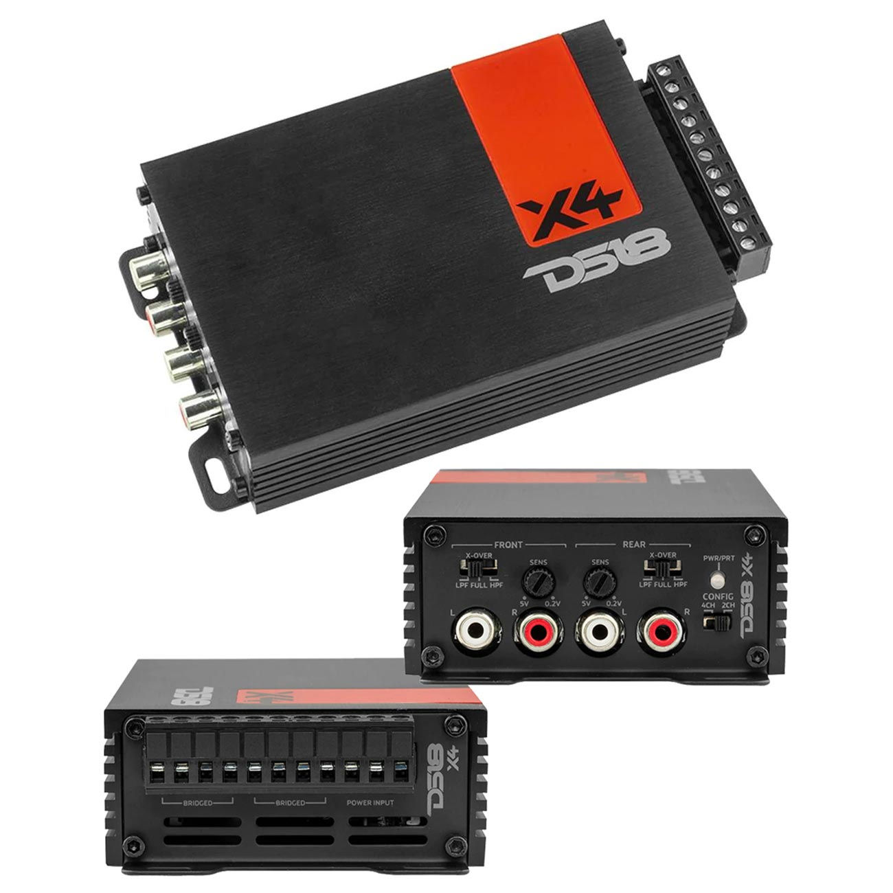 DS18 4 Channel Ultra Compact Amplifier, 560W RMS/1320W Max