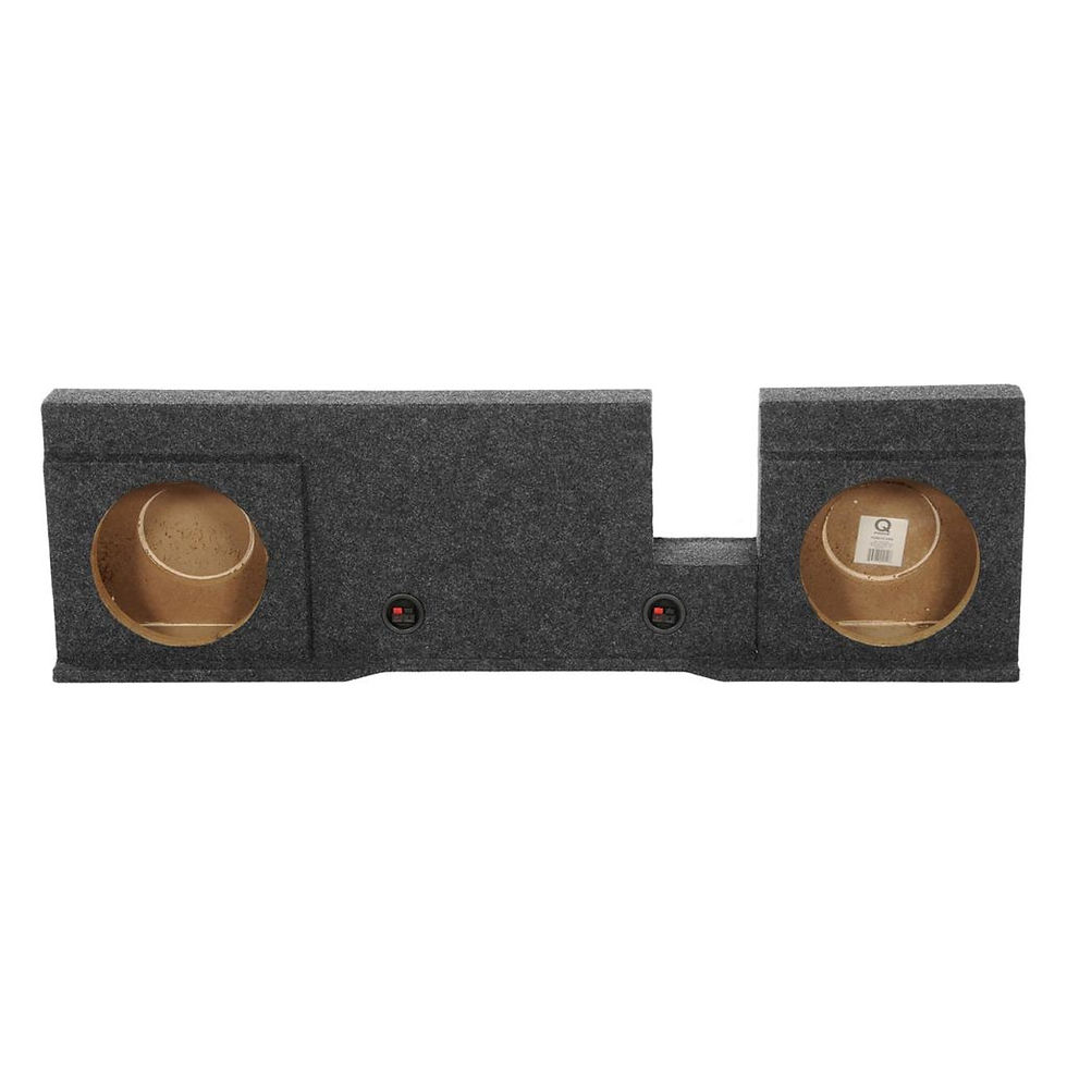Thumbnail: QPower Ford F-150 Super Crew ’04-’08 Dual 10″ Sealed Empty Woofer Enclosure