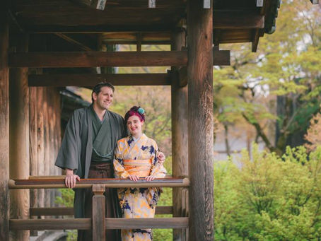 Engaged In Kyoto
