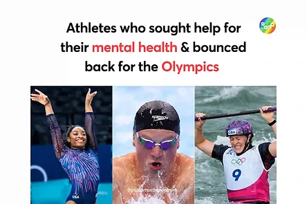 Athletes who sought mental health help & bounced back for the Olympics