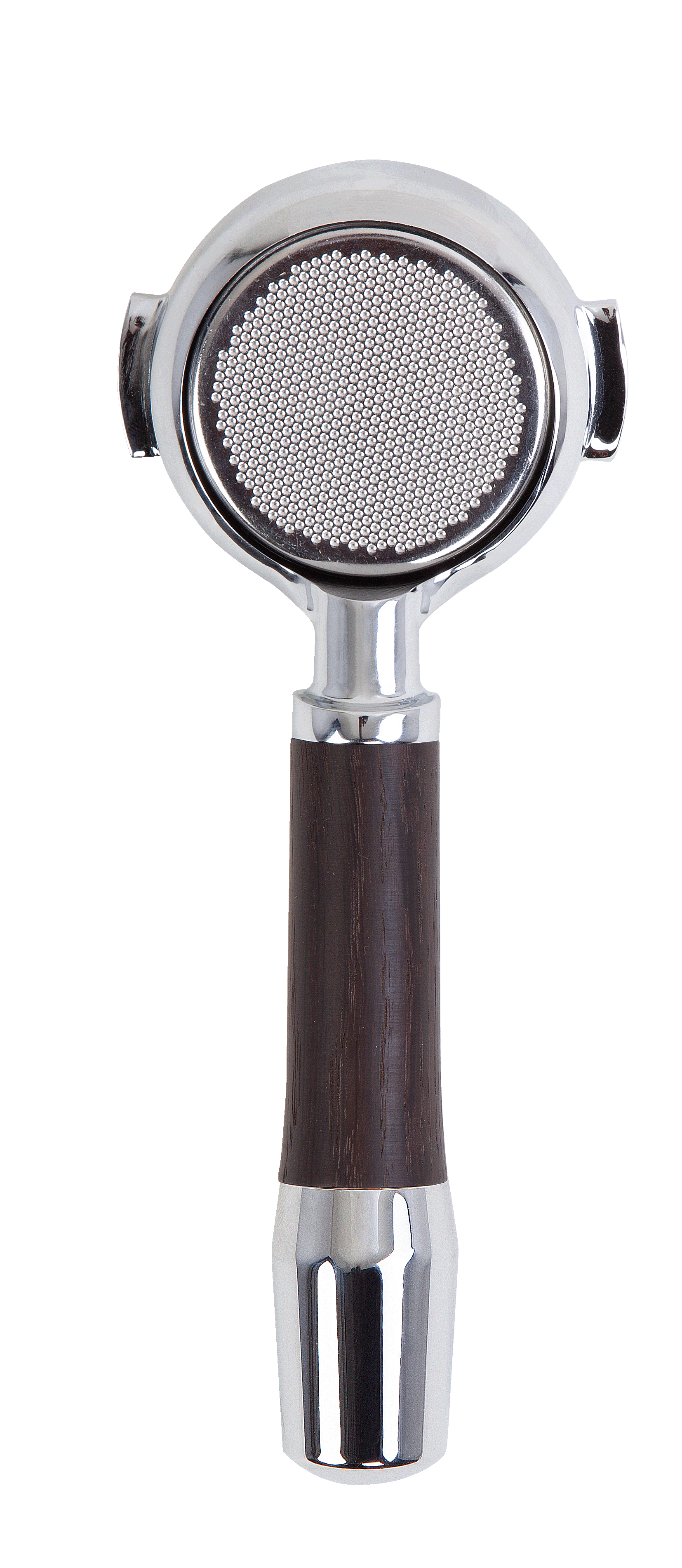 ECM SMOKED OAK HANDLE FILTERHOLDER (Bottomless)