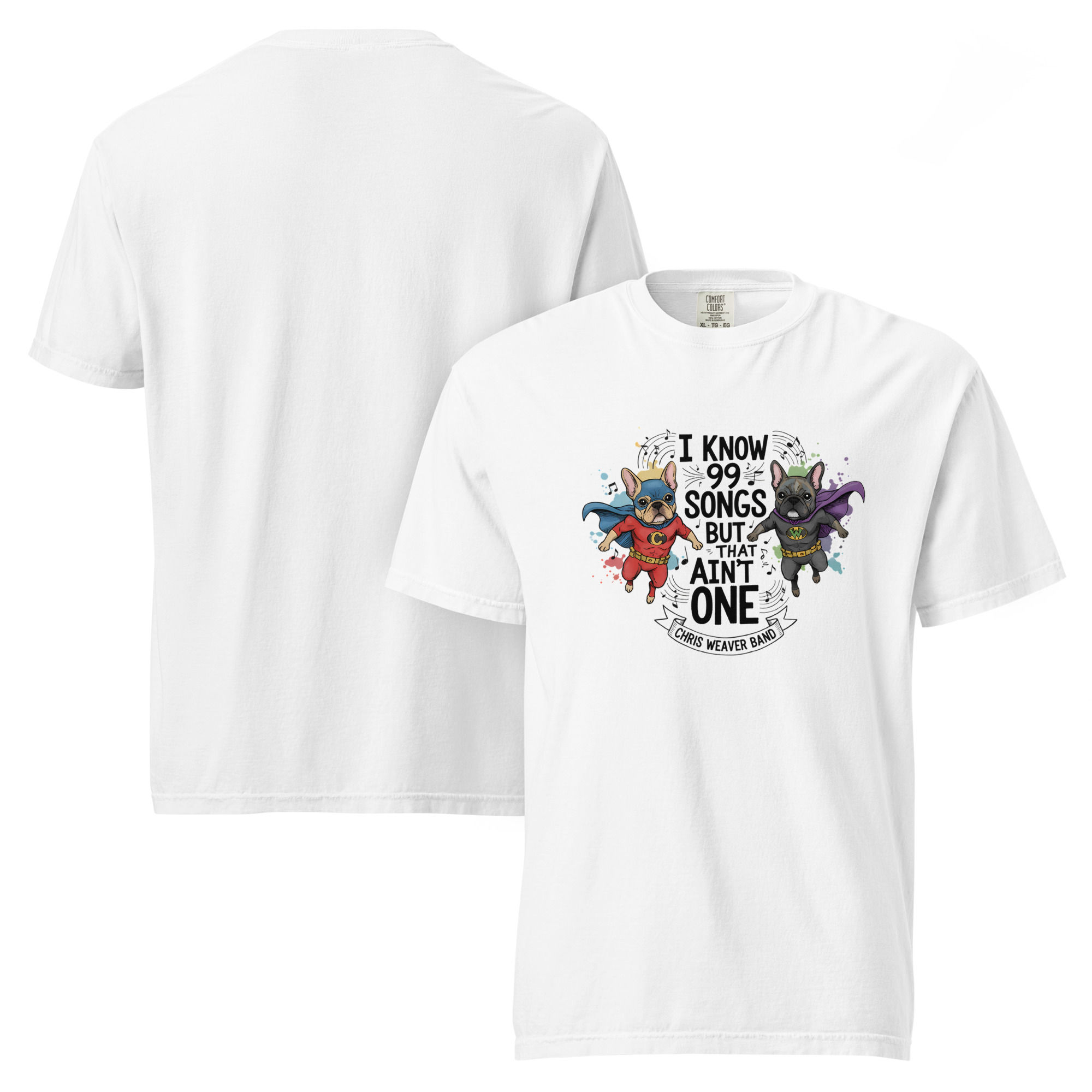 Unisex 99 SONGS heavyweight t-shirt