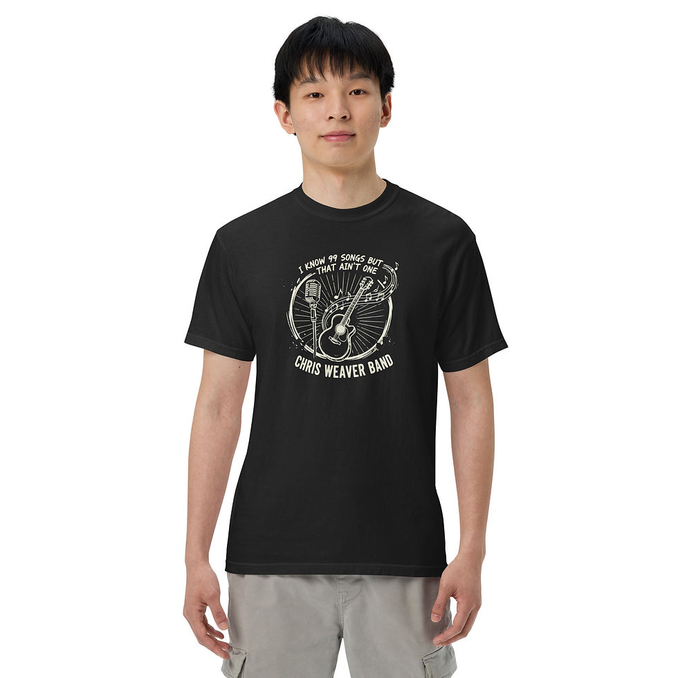 Thumbnail: Unisex 99 songs heavyweight t-shirt