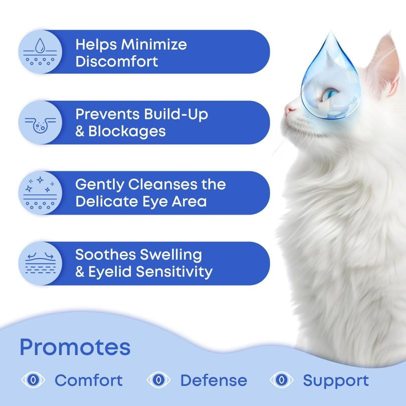 Thumbnail: Cat Dog Eye Wash Drops Tear Stain Remover Cleaner Eye Infection Treatment