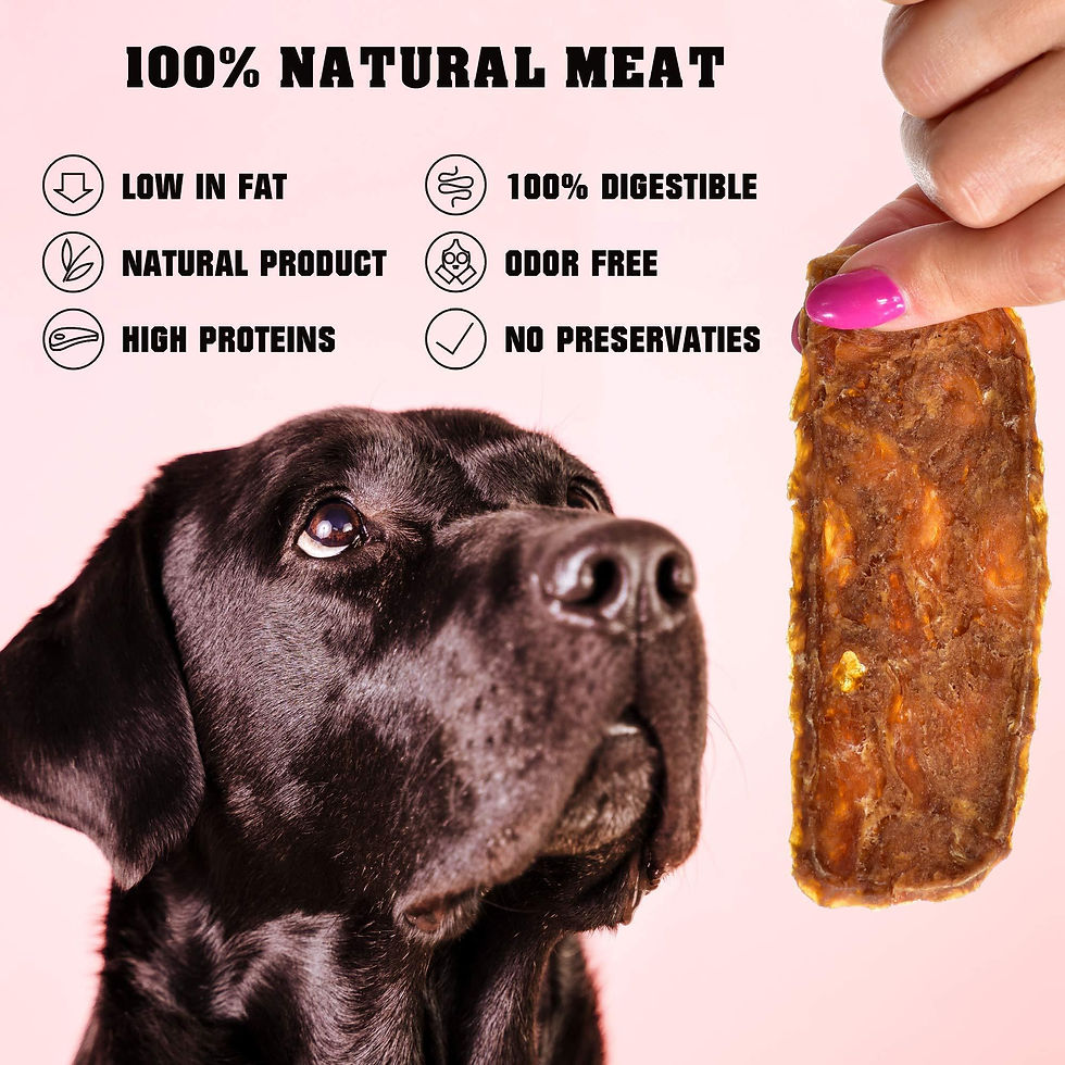 Thumbnail: Chicken Jerky Dog Treats 1.5 Lb Human Grade Pet Snacks Grain Free Dried Strips