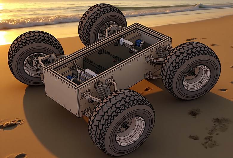Render of the V2 prototype