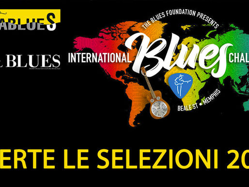 DELTABLUES: APERTE LE SELEZIONI ITALIANE 2023 PER l'INTERNATIONAL BLUES CHALLENGE