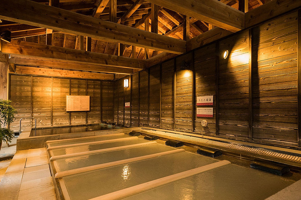 畳の寝ころび湯