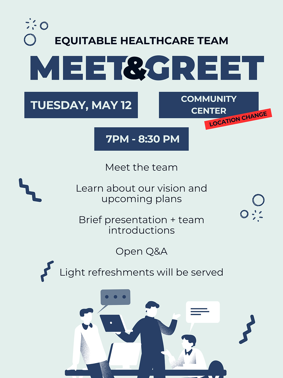 Equitable Healthcare Meet and Greet