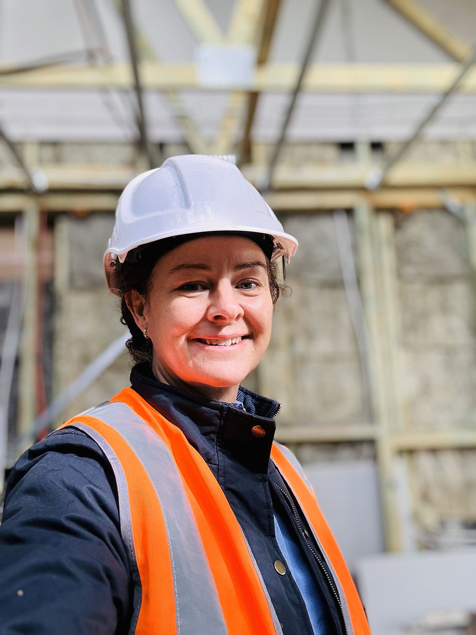 Female construction worker