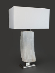 Ice rock Selenite Lamp
