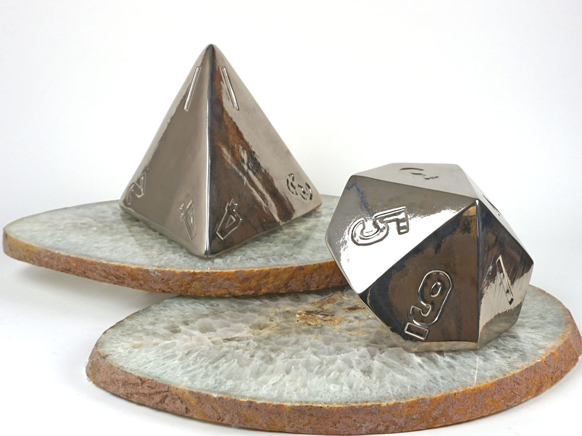 Ceramic D&D Dice