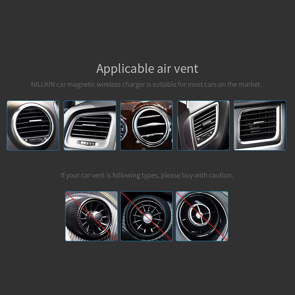 Thumbnail: Wireless Charger Car Air Vent Holder