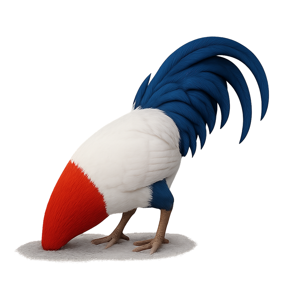 La mascotte qui fait semblant de ne rien entendre