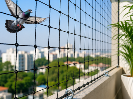 Bird Netting for Complete Balcony Coverage