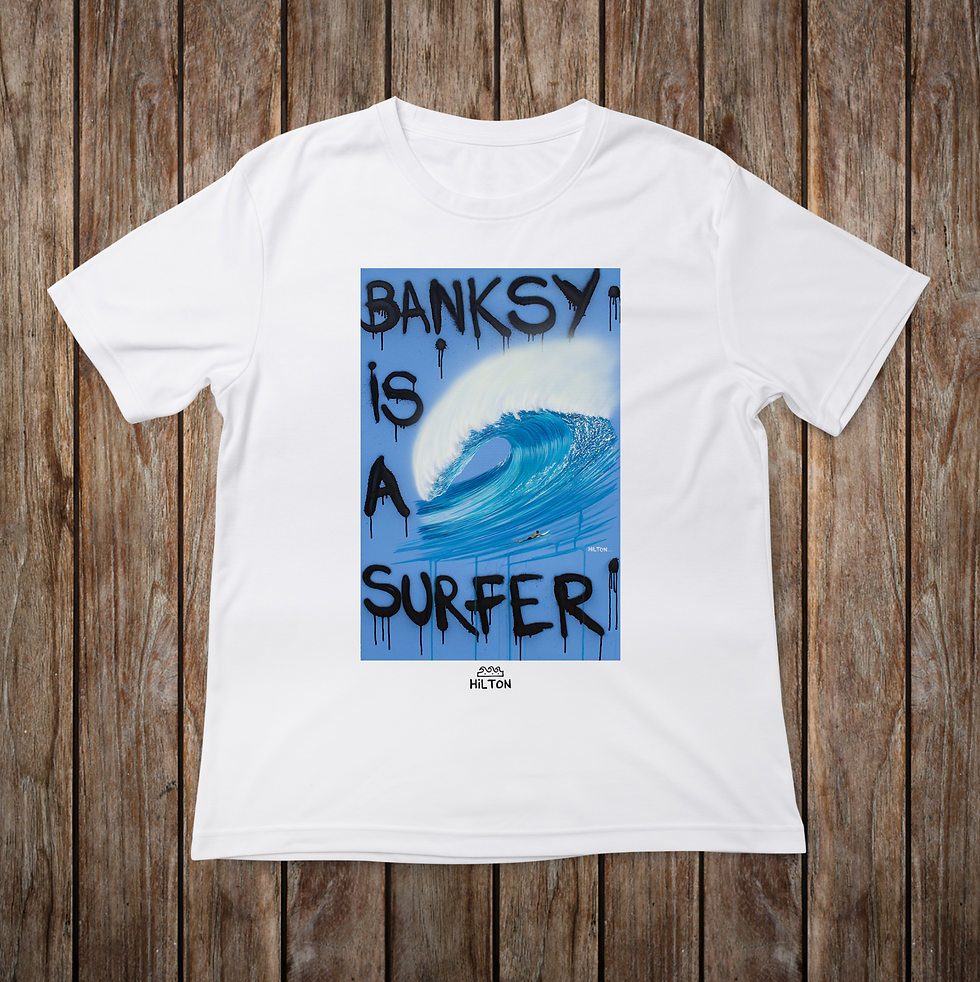 Banksy is a Surfer