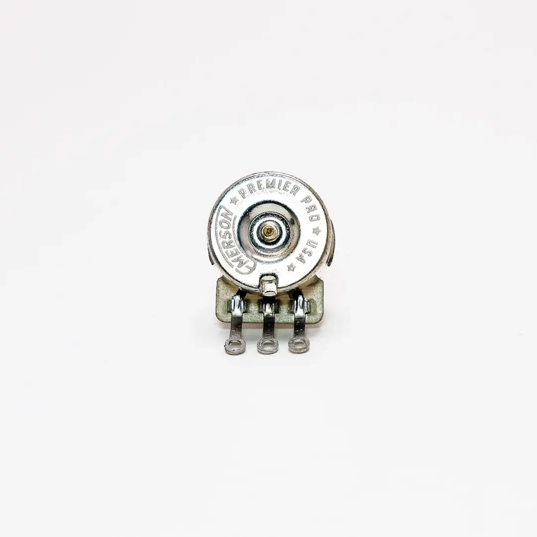 Emerson Custom Premium Potentiometer - 1Meg, Short Solid Shaft