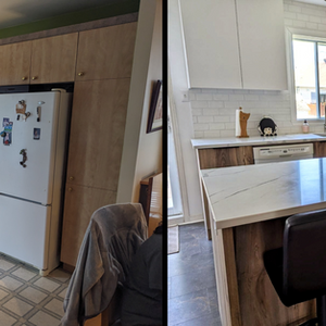 AVANT/APRÈS Rénovation de cuisine