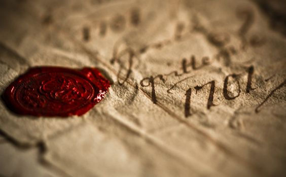 Old Letters Wax Seal