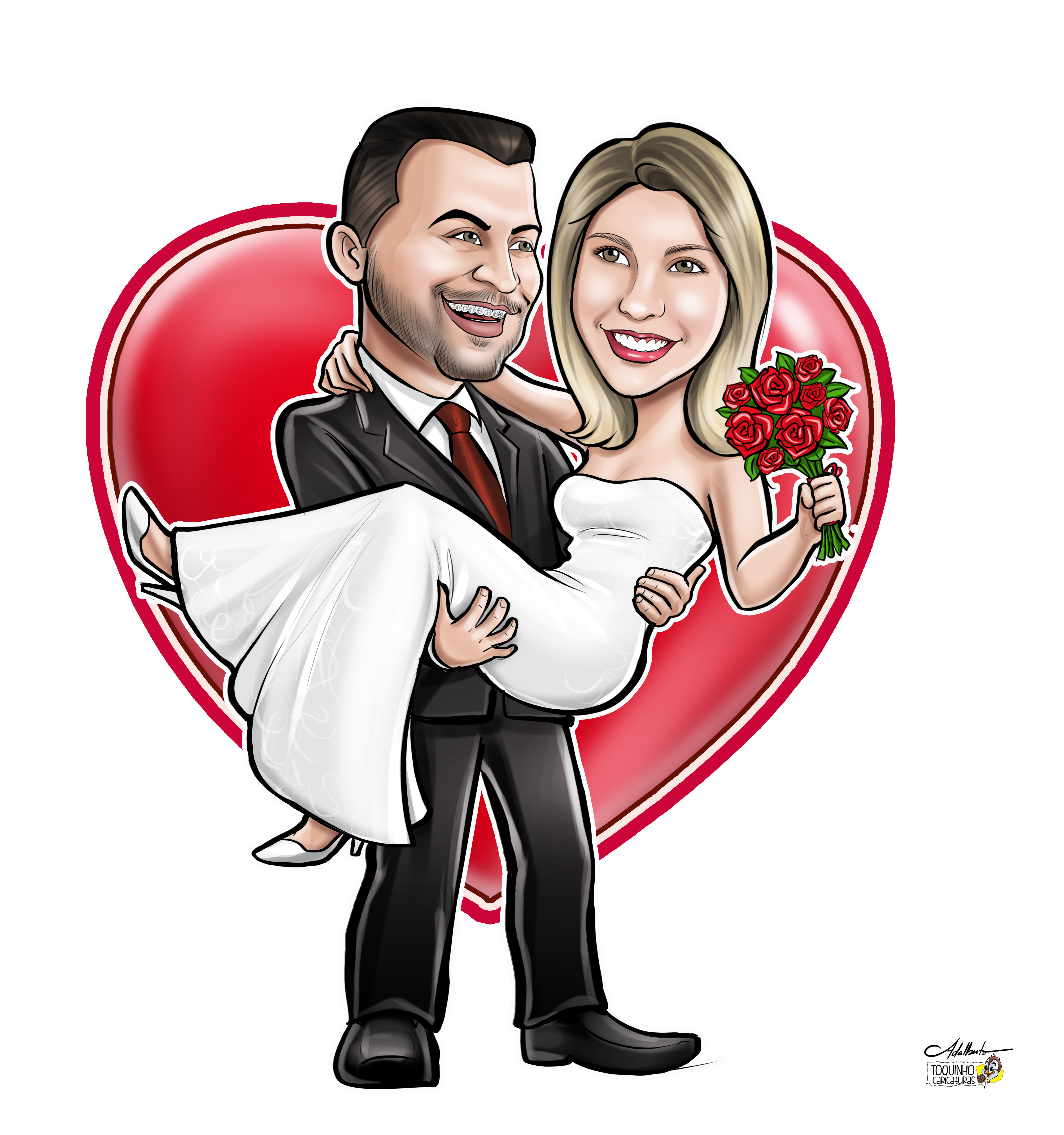 ToquinhoCaricaturas-caricaturas-de-noivo