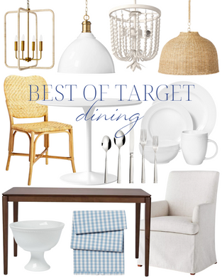 Interlaken Rattan with Woven Seat and Back Dining Chair - Threshold™ designed with Studio 