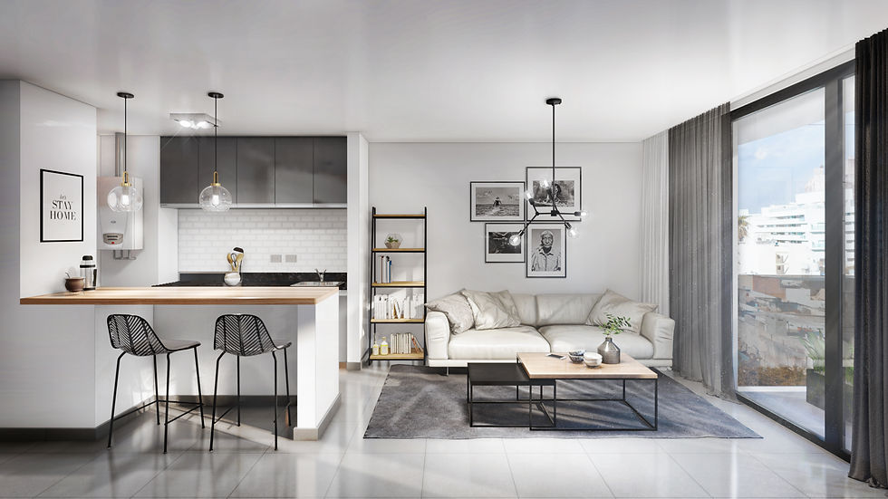 LUNGO LIVING COMEDOR COCINA