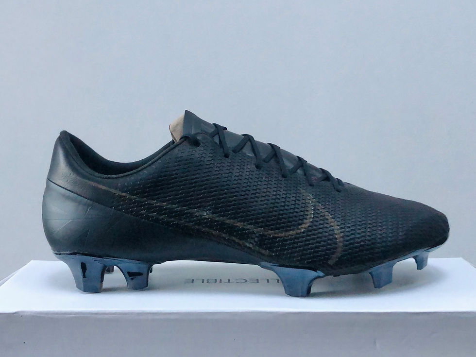 Miniature : Nike Mercurial Vapor XIII Elite Tech Craft FG Black / Black Leather