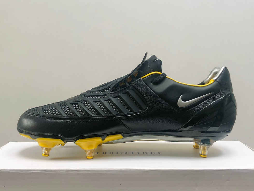 Thumbnail: Nike Total90 T90 Laser II SG Black / Silver / Yellow