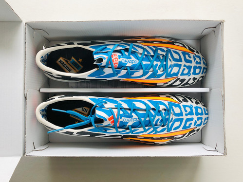 adidas gazelle silver green womens adidas F50 Adizero IV FG - White/Gold Metallic/Scarlet main image 1