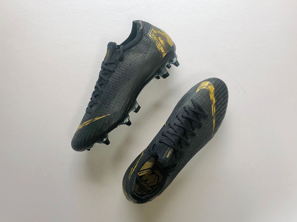 Nike Mercurial Vapor XII Elite Lux Pack - Black / Metallic Vivid Gold SG AC