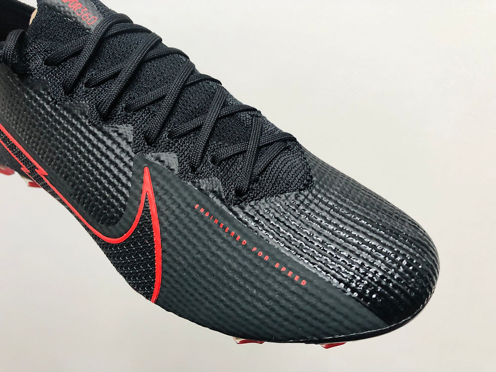 Miniatura: Nike Mercurial Vapor 13 Elite FG Black X Chile Red / Dark Smoke Grey