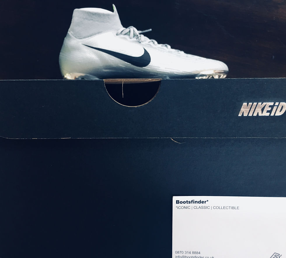 Miniatyrbilde: NIKEiD Mercurial Superfly Elite 360 Heritage 2002 CHROME - Size UK 9 FG