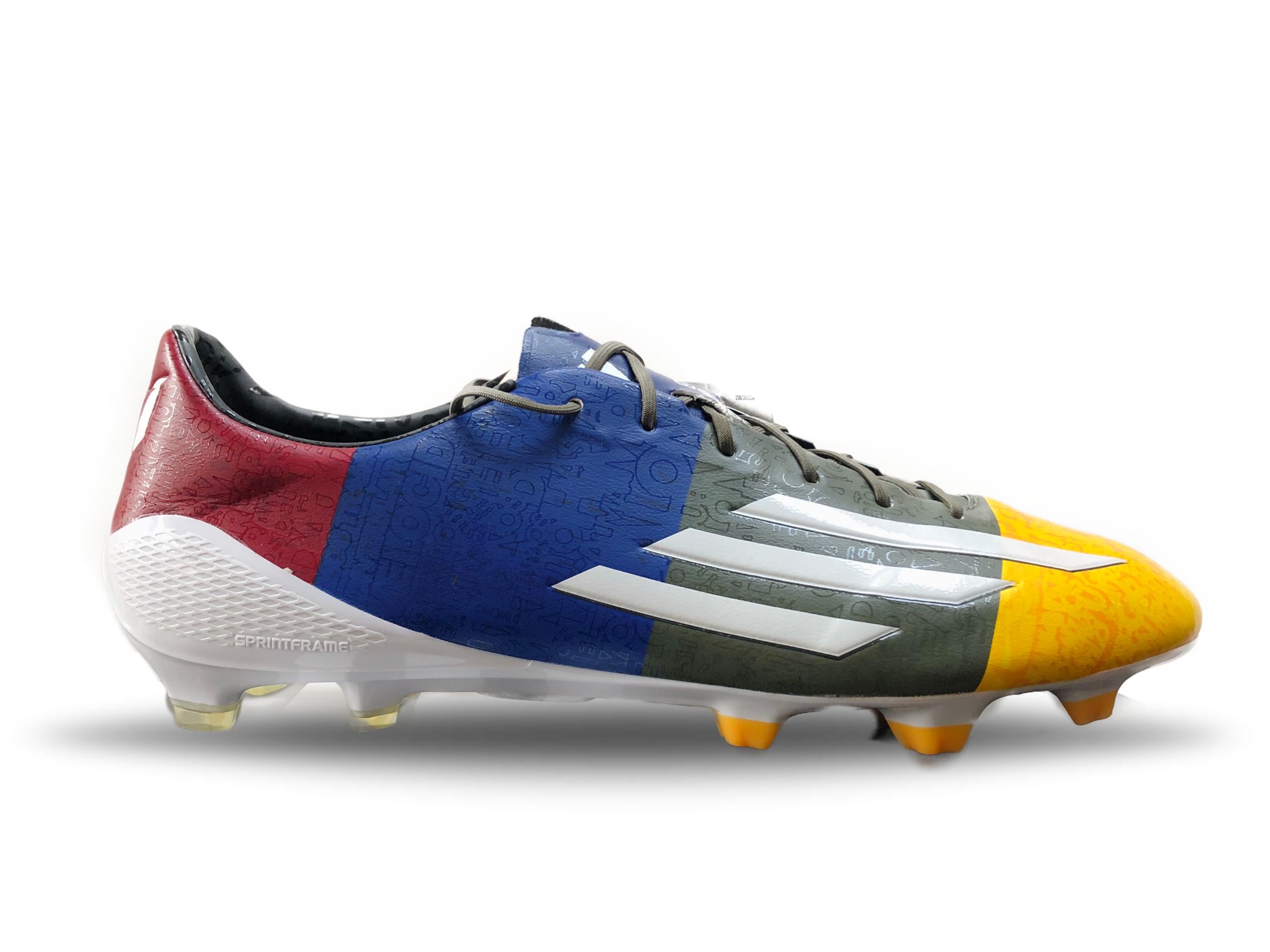 f50 red and yellow boots