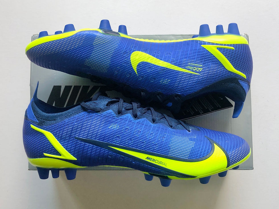 Miniatyrbild: Nike Mercurial Vapor XIV Elite AG Recharge Pack Sapphire / Volt / Blue