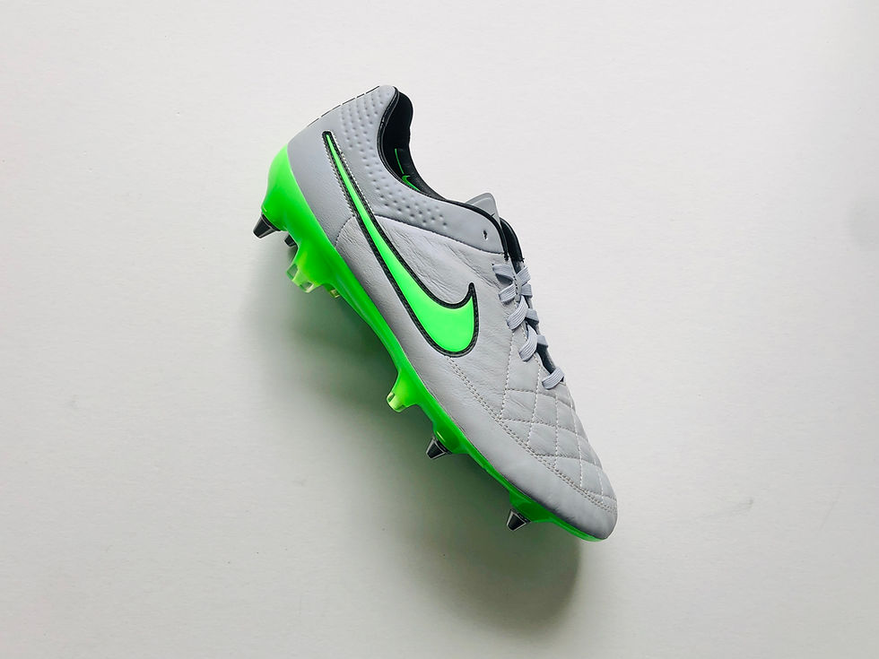 Miniatyrbild: Nike Tiempo Legend V Silver Storm Pack - Wolf Grey / Green Strike / Black SG Pro