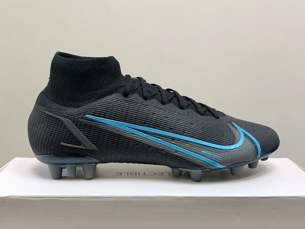Miniatyrbilde: Nike Mercurial Superfly 8 Elite AG Pro Renew Black / Iron Grey / University Blue