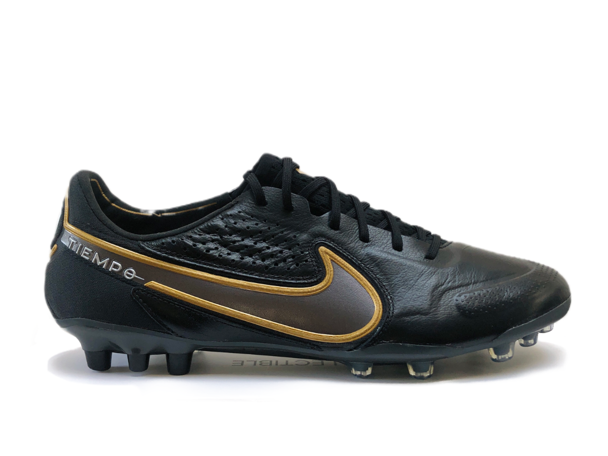Nike Tiempo Legend 9 Elite Shadow Pack- Black / Metallic Grey / Anthracite AG