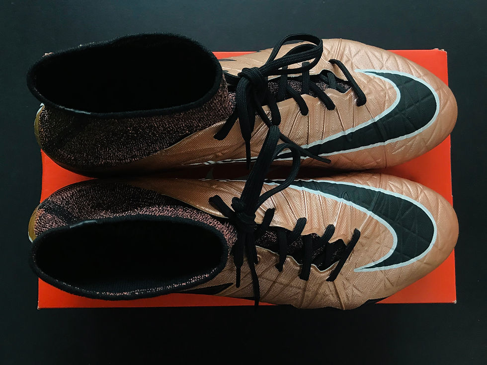Miniatura: Nike Hypervenom Phantom II FG Metallic Red Bronze / Black / Green Glow