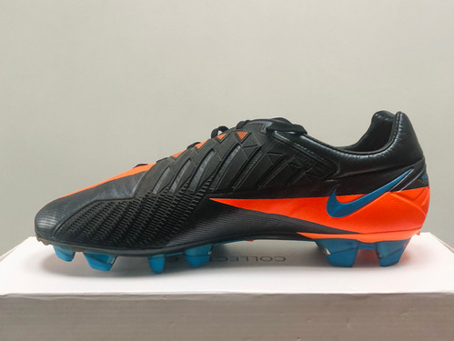 Nike Total 90 T90 Laser IV KL - Black / Orange / Blue FG | Bootsfinder