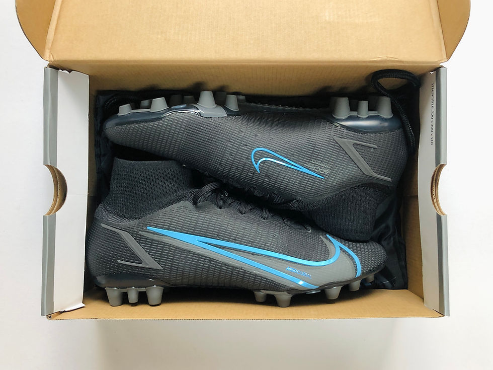 Miniatyrbilde: Nike Mercurial Superfly 8 Elite AG Pro Renew Black / Iron Grey / University Blue