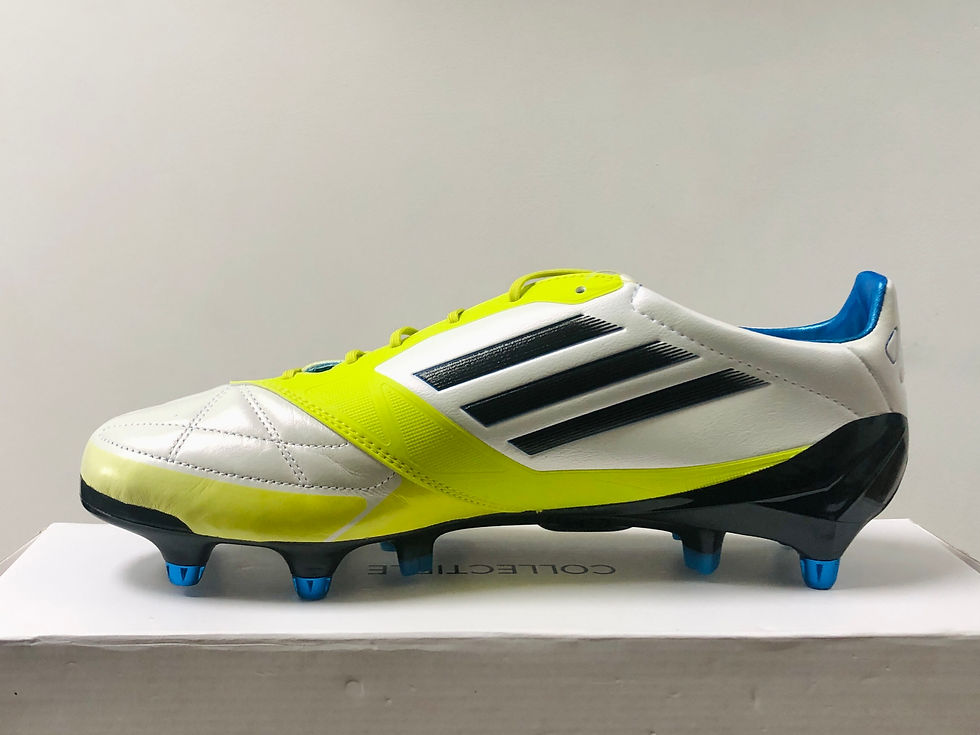 Miniatura: adidas F50 adizero TRX Leather - White / Lime / Onyx SG