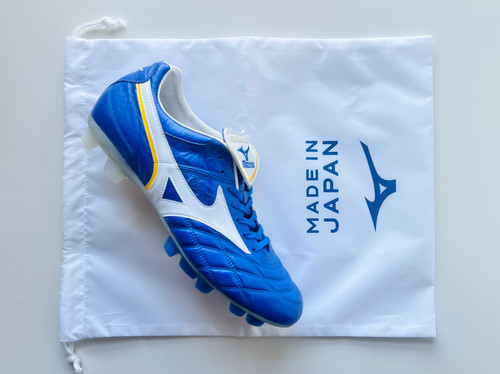 Mizuno Wave Cup Legend FG Limited Edition – Blue / White | Bootsfinder